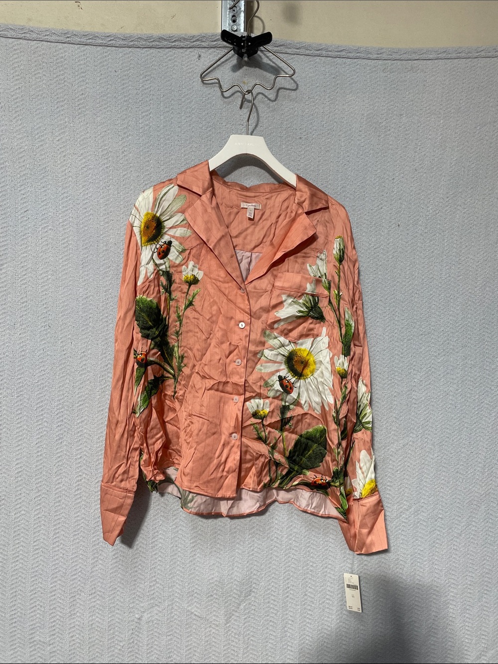 Anthropologie Lyrebird Long Sleeve Top XS NWT
